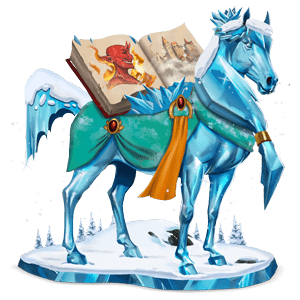 divine horse snow queen